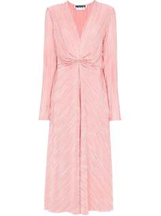 Rotate плиссированное платье миди