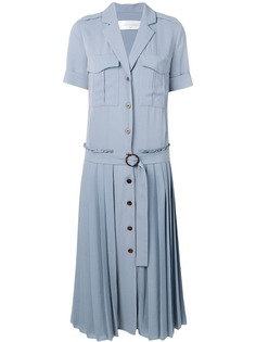 Victoria Victoria Beckham платье-рубашка с плиссировкой