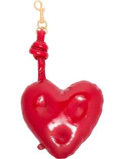 Anya Hindmarch сумка-тоут с красной подвеской в виде сердца