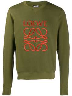 Loewe свитер с вышитым логотипом