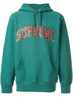 Supreme толстовка с капюшоном и логотипом