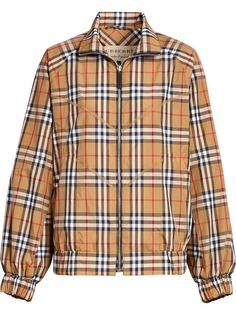 Burberry куртка Harrington  в винтажную клетку