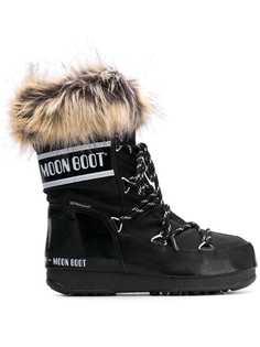 Moon Boot зимние ботинки с меховой отделкой