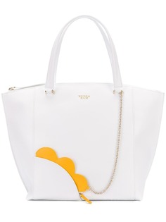 Tosca Blu petals detail tote