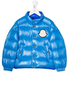 Moncler Kids padded logo jacket