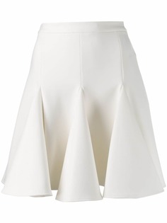 Off-White плиссированная юбка с завышенной талией