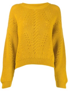 Alberta Ferretti cut-out detail knit sweater