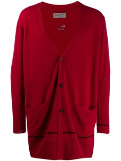 Yohji Yamamoto oversized cashmere cardigan