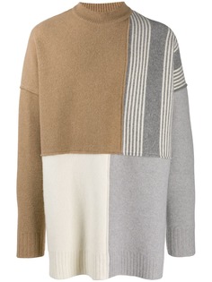 Jil Sander джемпер в технике пэчворк
