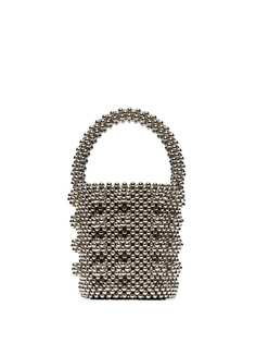 Shrimps Poppy beaded bucket bag