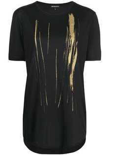 Ann Demeulemeester metallic print T-shirt