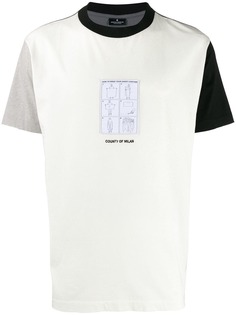 Marcelo Burlon County Of Milan Instructions colour block T-shirt