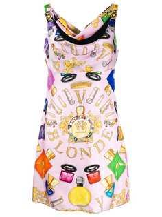 Versace Blonde printed dress