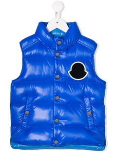 Moncler Kids logo padded gilet