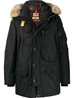 Parajumpers fur hooded puffer coat