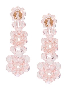 Simone Rocha crystal beaded drop earrings