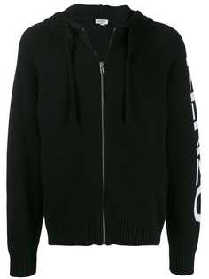 Kenzo intarsia knit logo hoodie