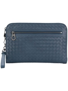 Bottega Veneta denim Intrecciato document case
