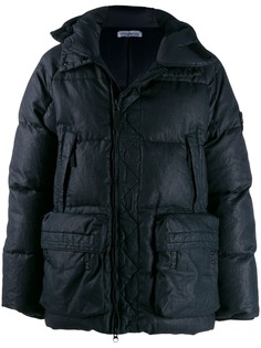 Stone Island padded hooded jacket