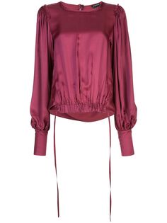 Ann Demeulemeester elasticated hem blouse