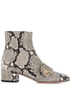 Bally Python ankle boots