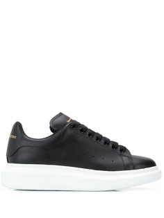 Alexander McQueen кроссовки на шнуровке и платформе