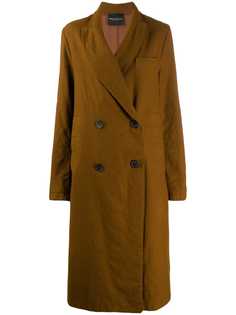 Erika Cavallini long double breasted coat