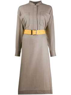 Erika Cavallini belted shirt dress