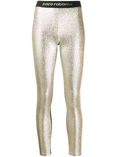 Paco Rabanne metallic leggings