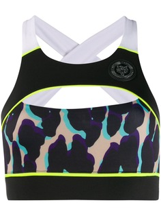 Plein Sport leopard print crop top
