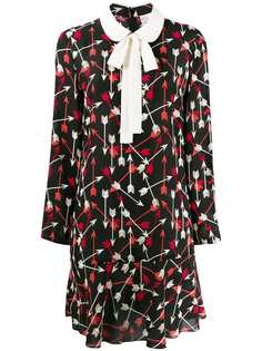 Red Valentino платье-трапеция с бантом