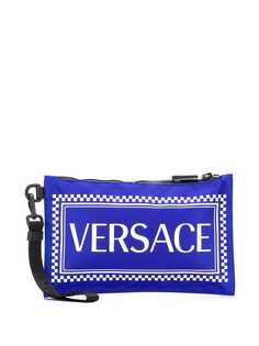 Versace клатч с логотипом