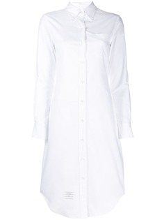 Thom Browne платье-рубашка на пуговицах с длинными рукавами