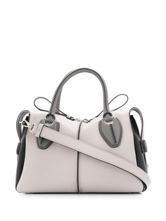 Tods двухцветная сумка-тоут Tod`S