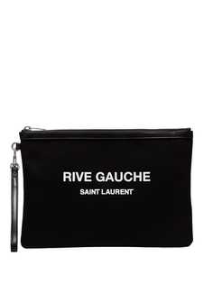 Saint Laurent клатч с логотипом