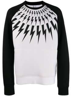 Neil Barrett lighting bolt sweatshirt