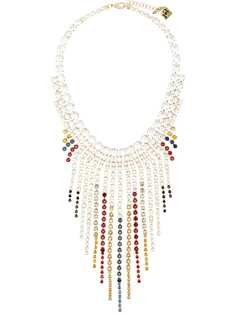 Rosantica cascade crystal drape necklace