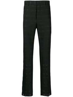 Fendi брюки в клетку
