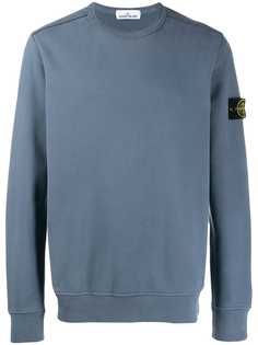 Stone Island logo patch jumper
