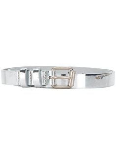 Philosophy Di Lorenzo Serafini metallic buckled belt