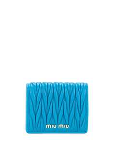 Miu Miu Matelassé leather wallet