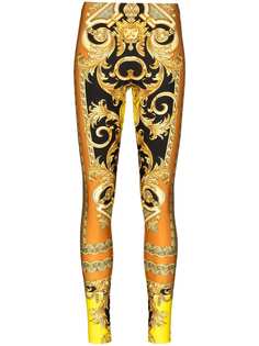 Versace Baroque print leggings