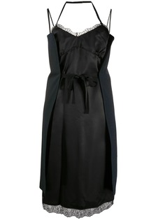 Mm6 Maison Margiela wrap tie slip dress