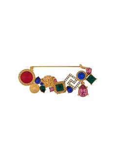 Versace Medusa head brooch