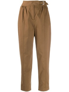 Alberta Ferretti buckled tapered trousers