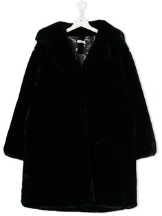 Monnalisa TEEN faux fur coat
