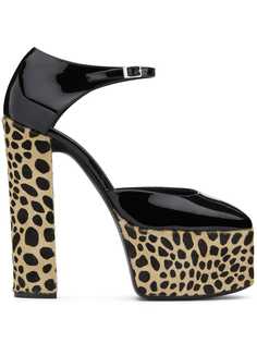 Giuseppe Zanotti босоножки с анималистичным принтом