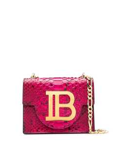 Balmain B-Bag 21 snake-effect shoulder bag