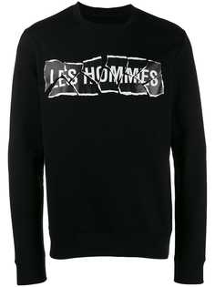 Les Hommes logo print sweatshirt