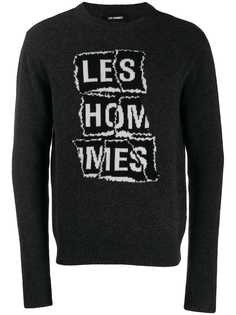 Les Hommes logo print sweatshirt